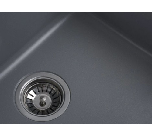 Гранітна кухонна мийка Platinum 5852 VESTA матова Сірий металік Гранітна кухонна мийка Platinum 5852 VESTA матова Сірий металік