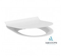 Сиденье для унитаза Cersanit CREA, дюропластовое, Soft-close, Slim, овальное, 178708