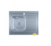 Мойка Imperial 800x500х175 / 180 накладная прямоугольная Satin 5080-L