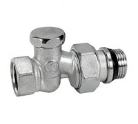 Кран к радиатору отсечной (под отвертку) прямой ½" Giacomini (Італія) R17TG R17X033