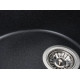 Гранитная кухонная мойка Platinum 5847 ONYX матовая Карбон