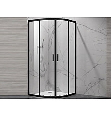 Душевая кабина Armaform Elbe Black 900x900x1900 (Aquaform) полукруглая раздвижная R550