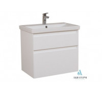 Тумба консольная Aqua Rodos ЭЛИТ 80см + Раковина ELIT (7648)