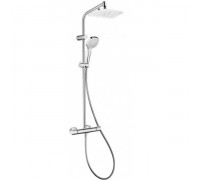 Душова система з термостатом Hansgrohe My Select Showerpipe 240, хром-білий (26764400)