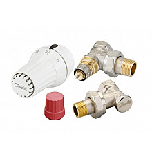 Комплект термостатичний кутовий Danfoss RAE+RA-N+RLV-S 1/2 (013G5173)
