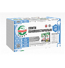 Плита пінополістирольна Anserglob EPS-40 1000х500х100 мм (10 кг/м3). Ціна за шт