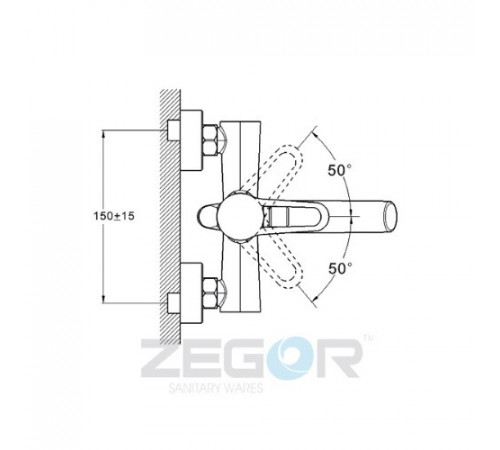 Смеситель для ванни ZEGOR PUD3-A045 КН (нержавейка) Смеситель для ванни ZEGOR PUD3-A045 КН (нержавейка)