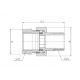 Сгон - американка SD Forte 3/4"прямой хром SF192W20