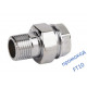 Сгон - американка SD Forte 3/4"прямой хром SF192W20