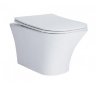 Подвесной унитаз Qtap Presto безобедочный с сиденьем Soft-close QT24332615EW