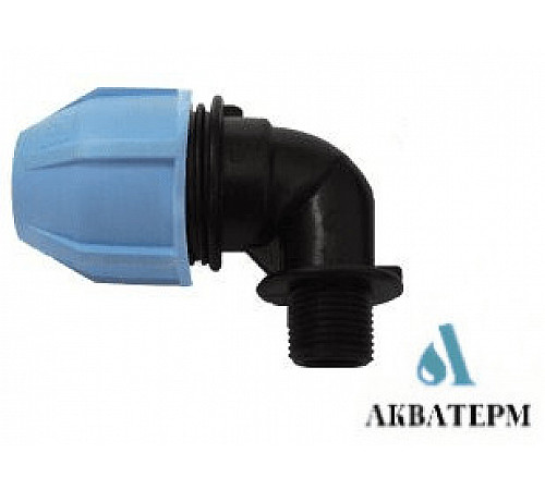 Коліно ПНД Vsplast 40*11/4'' ЗР 4003 Коліно ПНД Vsplast 40*11/4'' ЗР 4003