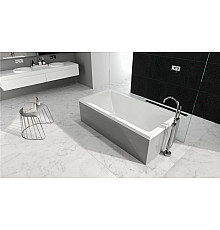 Ванна акриловая Radaway Mirella 160x80 + ножки + сифон R135L (WA1-48-160x080)