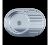 Мойка Imperial 770x500х175 / 180 врезная круглая Polish 7750