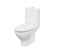 Унитаз-компакт Cersanit Moduo Clean On 011 3/5, нижний подвод + дюропластове сиденьем Slim Wrap медленно падающий (258601)