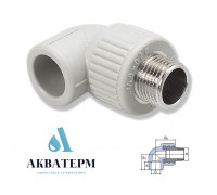 Угольник с МРН Wavin Ekoplastik (Чехия) 20x½” (SKOE02020X)