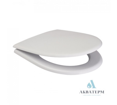 Сиденье для унитаза Cersanit EKO PLUS/ARKTIK антибактериальное, дюропласт, 020295