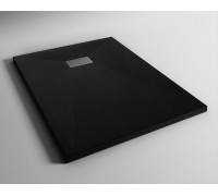 Душевой поддон EDEM 800x1000x32 мм чёрный (WT/80x100/G(G-80100)