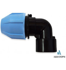 Колено ПНД Vsplast 63*11/2'' ВР 4002