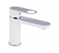 Смеситель для умывальника Jay Chrome/White Q-Tap (45551)