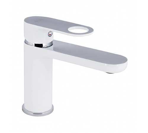 Змішувач для умивальника Jay Chrome/White Q-Tap (45551) Змішувач для умивальника Jay Chrome/White Q-Tap (45551)