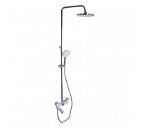 Душова система універсальна Qtap Jay на три споживача (з виливом) QTJAY111CRW45555 Chrome/White
