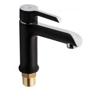Смеситель для раковины Qtap Grand QTGRABCR001F Chrome/Black
