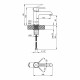Смеситель для раковины Qtap Grand QTGRABCR001F Chrome/Black