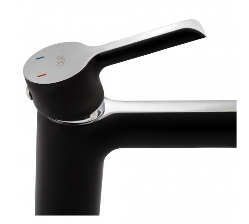 Смеситель для раковины Qtap Grand QTGRABCR001F Chrome/Black Смеситель для раковины Qtap Grand QTGRABCR001F Chrome/Black
