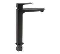 Смеситель для раковины Lipno высокий Black Matt, 36156 Qtap