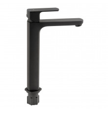Смеситель для раковины Lipno высокий Black Matt, 36156 Qtap