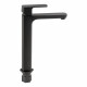 Смеситель для раковины Lipno высокий Black Matt, 36156 Qtap