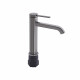 Смеситель для раковины Robin высокий Black Chrome, 41437 Qtap