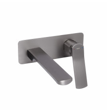 Змішувач для раковини Qtap Slavonice прихованого монтажу QTSLA273GMB45920 Gunmetal Black PVD
