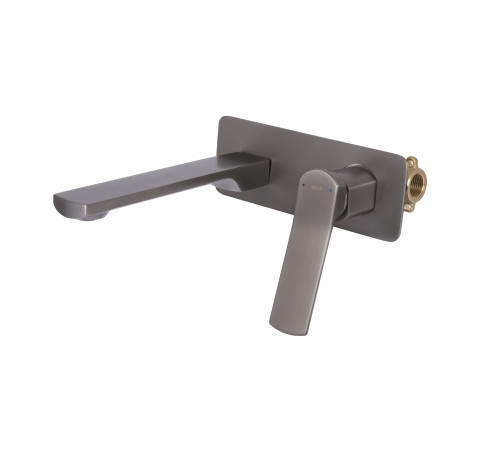 Смеситель для раковины Qtap Slavonice скрытого монтажа QTSLA273GMB45920 Gunmetal Black PVD Смеситель для раковины Qtap Slavonice скрытого монтажа QTSLA273GMB45920 Gunmetal Black PVD