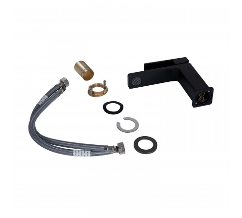 Змішувач для раковини Qtap Gemini QTGEM270BLM45674 Black Matt Змішувач для раковини Qtap Gemini QTGEM270BLM45674 Black Matt