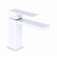 Смеситель для раковины Qtap Gemini QTGEM270CRW45675 Chrome/White