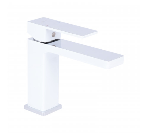 Змішувач для раковини Qtap Gemini QTGEM270CRW45675 Chrome/White Змішувач для раковини Qtap Gemini QTGEM270CRW45675 Chrome/White