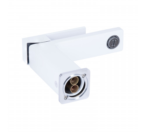 Змішувач для раковини Qtap Gemini QTGEM270CRW45675 Chrome/White Змішувач для раковини Qtap Gemini QTGEM270CRW45675 Chrome/White