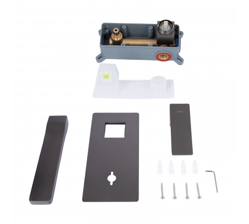 Смеситель для раковины Qtap Gemini скрытого монтажа QTGEM273GMB45695 Gunmetal Black PVD Смеситель для раковины Qtap Gemini скрытого монтажа QTGEM273GMB45695 Gunmetal Black PVD