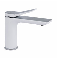 Змішувач для раковини Qtap Presto QTPRE270CRW45576 Chrome/White-foto-1