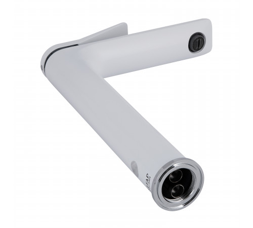 Смеситель для раковины Presto высокий Chrome/White, 45577 Qtap Смеситель для раковины Presto высокий Chrome/White, 45577 Qtap
