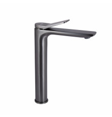 Смеситель для раковины Presto высокий Graphite, 45582 Qtap