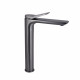 Смеситель для раковины Presto высокий Graphite, 45582 Qtap