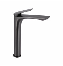Смеситель для раковины Qtap Vlasta New высокий QTVLA269GMB45653 Gunmetal Black PVD