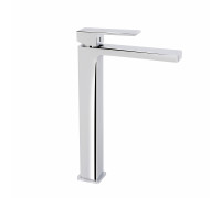 Смеситель для раковины Gemini высокий Chrome, 45677 Qtap
