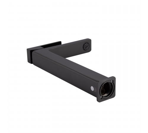 Смеситель для раковины Gemini высокий Gunmetal Black PVD, 45680 Qtap