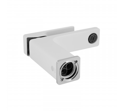 Смеситель для раковины Qtap Gemini (с гигиеническим душем) QTGEM272CRW45691 Chrome/White Смеситель для раковины Qtap Gemini (с гигиеническим душем) QTGEM272CRW45691 Chrome/White