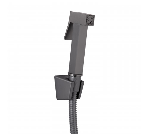 Смеситель для раковины Qtap Gemini (с гигиеническим душем) QTGEM272GMB45692 Gunmetal Black PVD