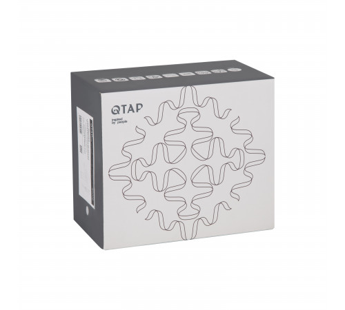 Смеситель для раковины Qtap Gemini (с гигиеническим душем) QTGEM272GMB45692 Gunmetal Black PVD