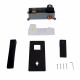 Смеситель для раковины Qtap Gemini скрытого монтажа QTGEM273BLM45694 Black Matt